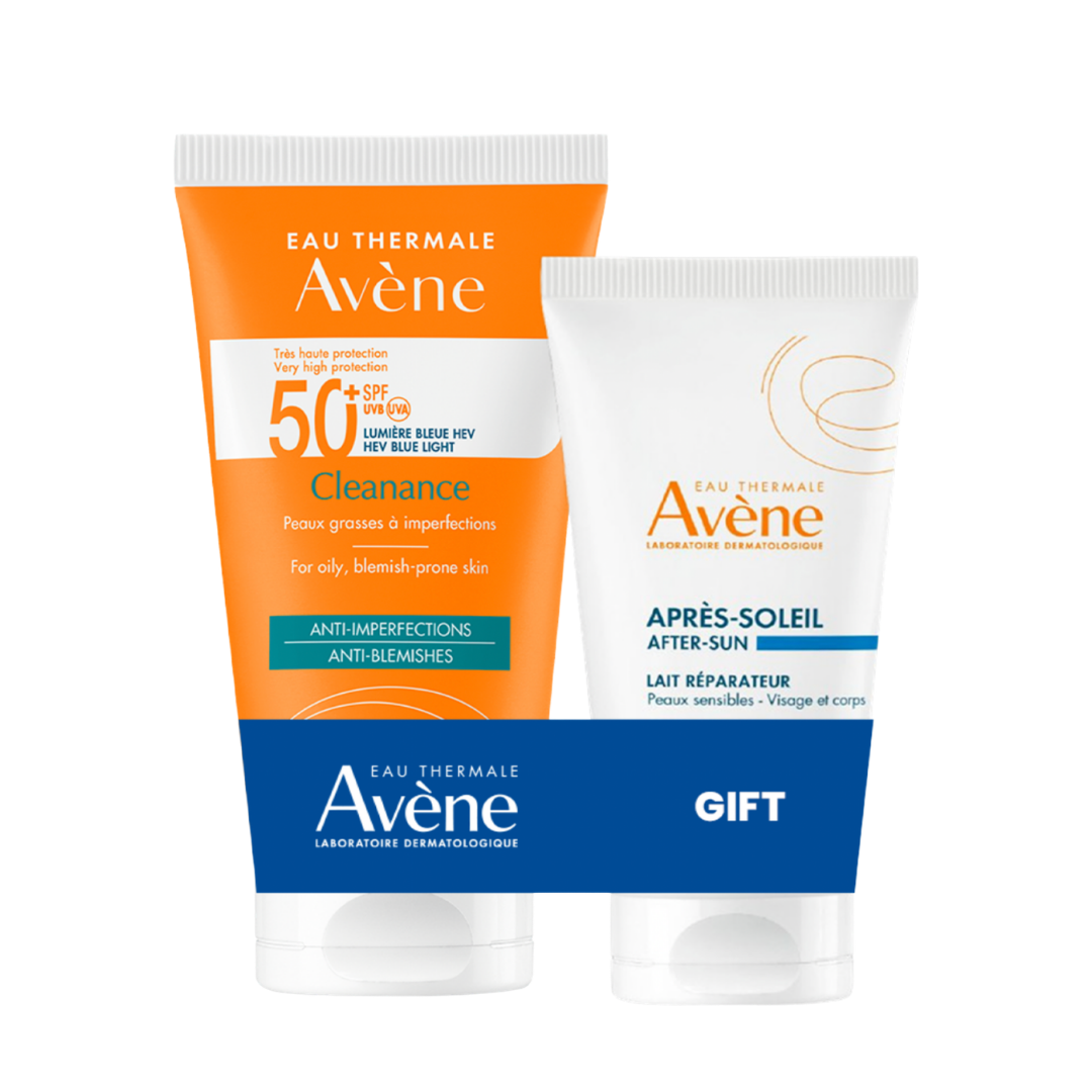 Cleanance Sunscreen SPF50 & After Sun Repair Lotion