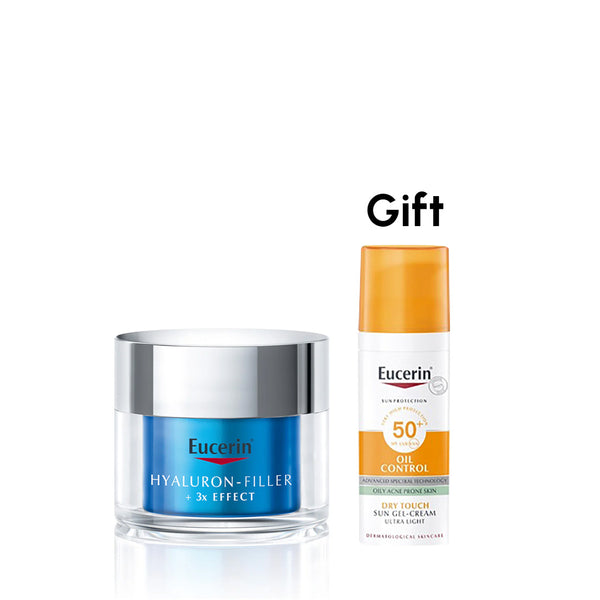 Hyaluron-Filler Night Hydration & Oil Control Sun Care Bundle