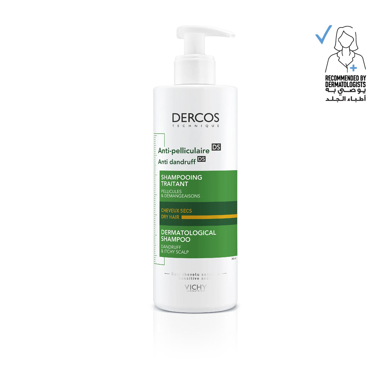 Dercos Anti Dandruff Shampoo for Dry hair 400ml
