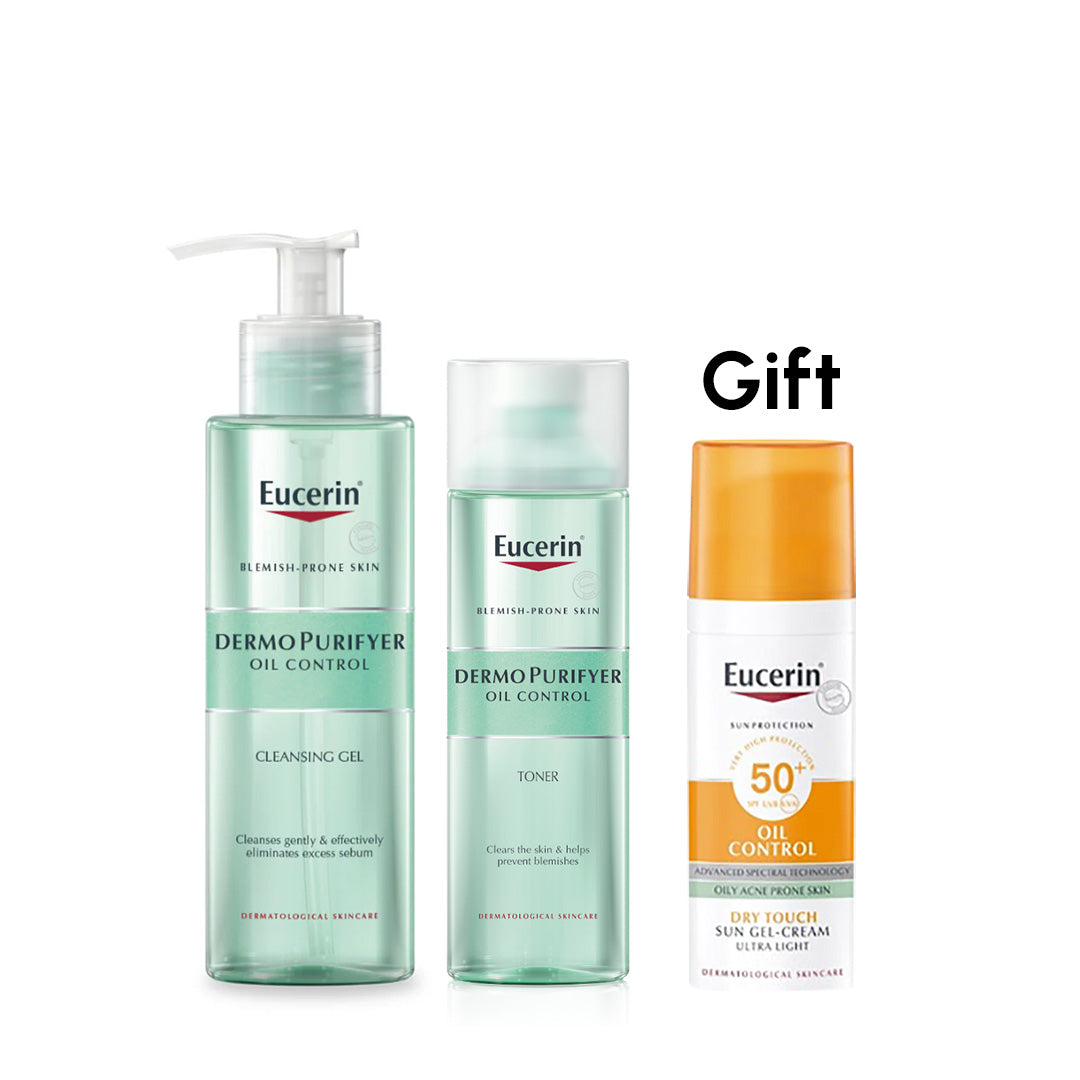 DermoPurifyer Oil Control Cleansing & Sun Care Bundle