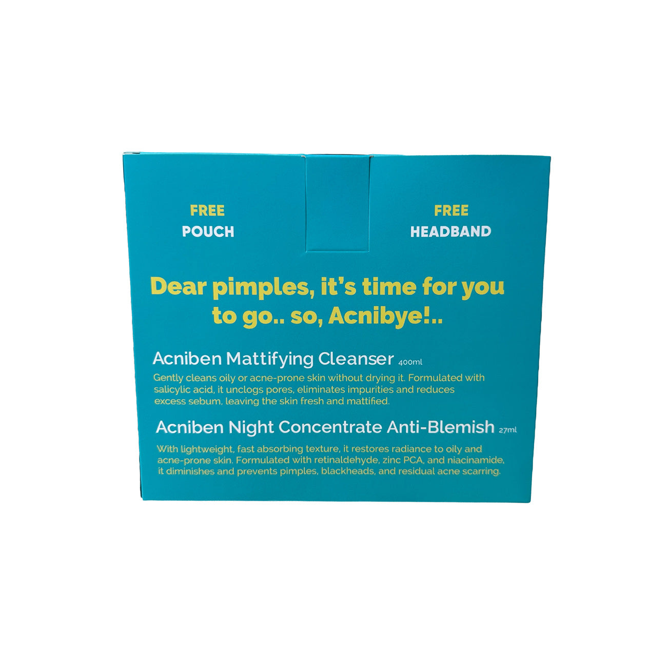 Acniben promo gel wash + night concentrate
