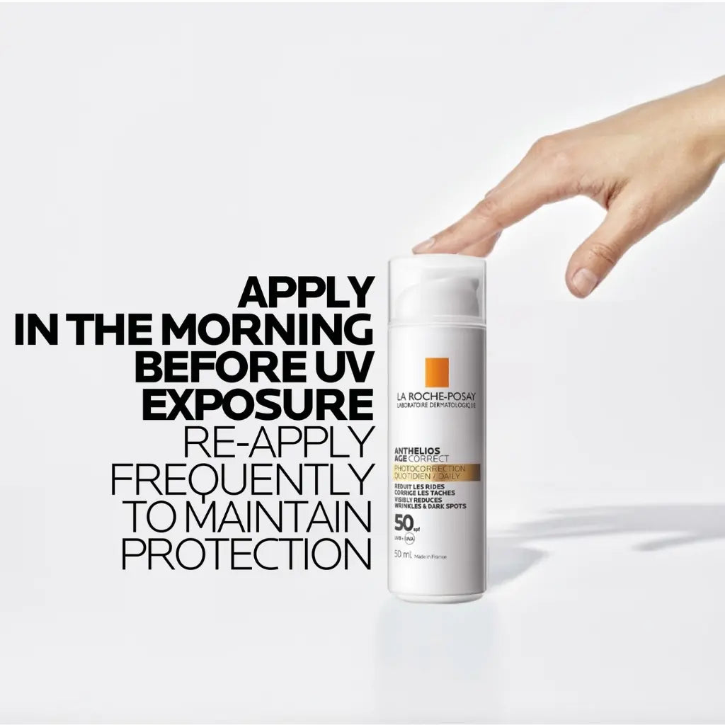 Anthelios Age Correct SPF50 anti-ageing sunscreen for uneven skin tone and fine lines
