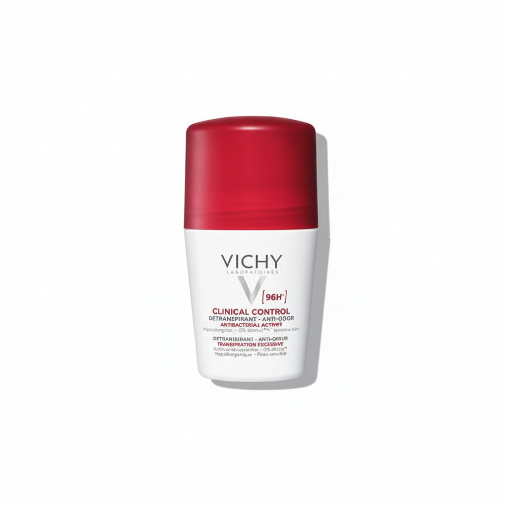 Vichy Clinical Control deodorant bottle on a white background