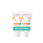 A-Derma Protect AC Mattifying Face Sunscreen Fluid SPF 50+ for acne-prone skin with broad-spectrum UV protection and oil-control technology.