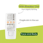 A-Derma Protect Invisible Sunscreen Stick SPF 50+ transparent sunscreen stick for sensitive skin, lips, scars, and sun-exposed areas.