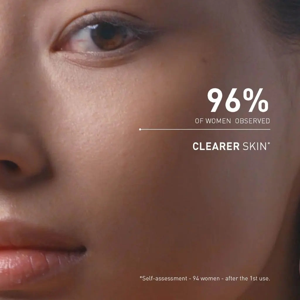 AHA face cleanser suitable for normal, combination, and oily skin.