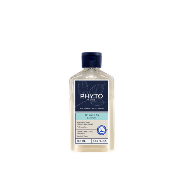 Phyto shampoo bottle on a white background