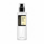 COSRX Advanced Snail 96 Macin Power Essence in a 100 mL frosted white pump bottle with a black and gold label, on a white background.