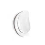 White silicone cupcake liner on a white background