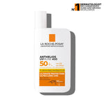 La Roche-Posay Anthelios UV Mune 400 sunscreen bottle on a white background