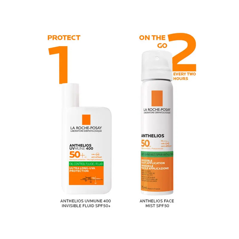 Anthelios UVMune 400 Oil Control Invisible Fluid with Mexoryl 400 and Airlicium