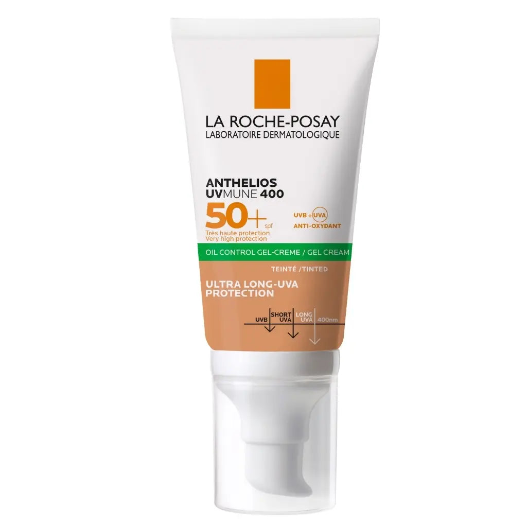 Anthelios UVMune 400 Tinted Gel Cream with Mexoryl 400 for ultra-long UVA protection