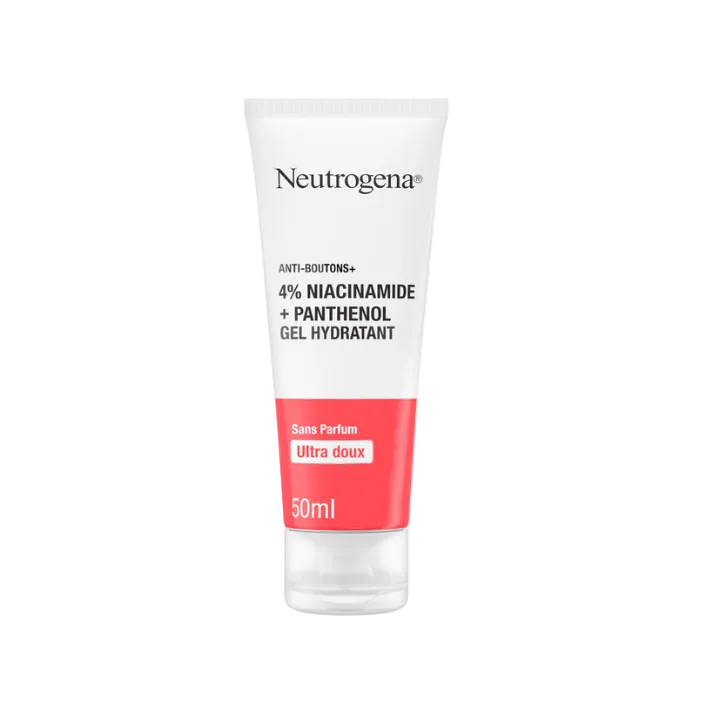 Neutrogena skincare product tube on a white background