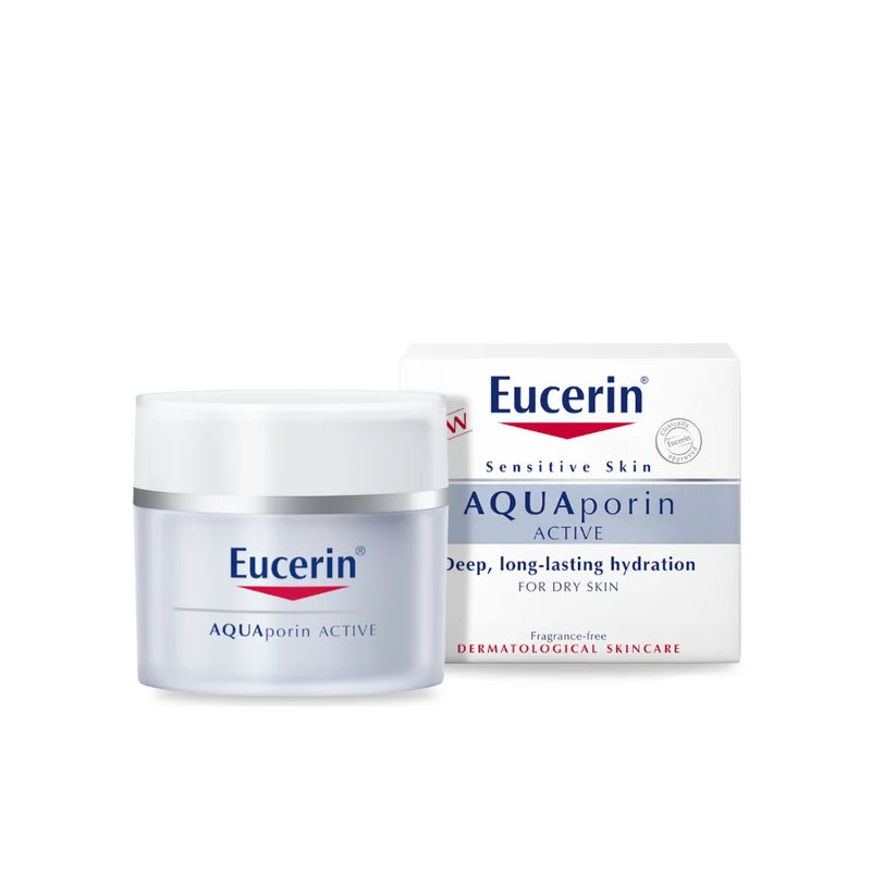 Eucerin AQUAporin Active Rich Face Day Cream available on The DistriQt Lebanon.