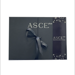 ASCE plus packaging with a bow on a white background