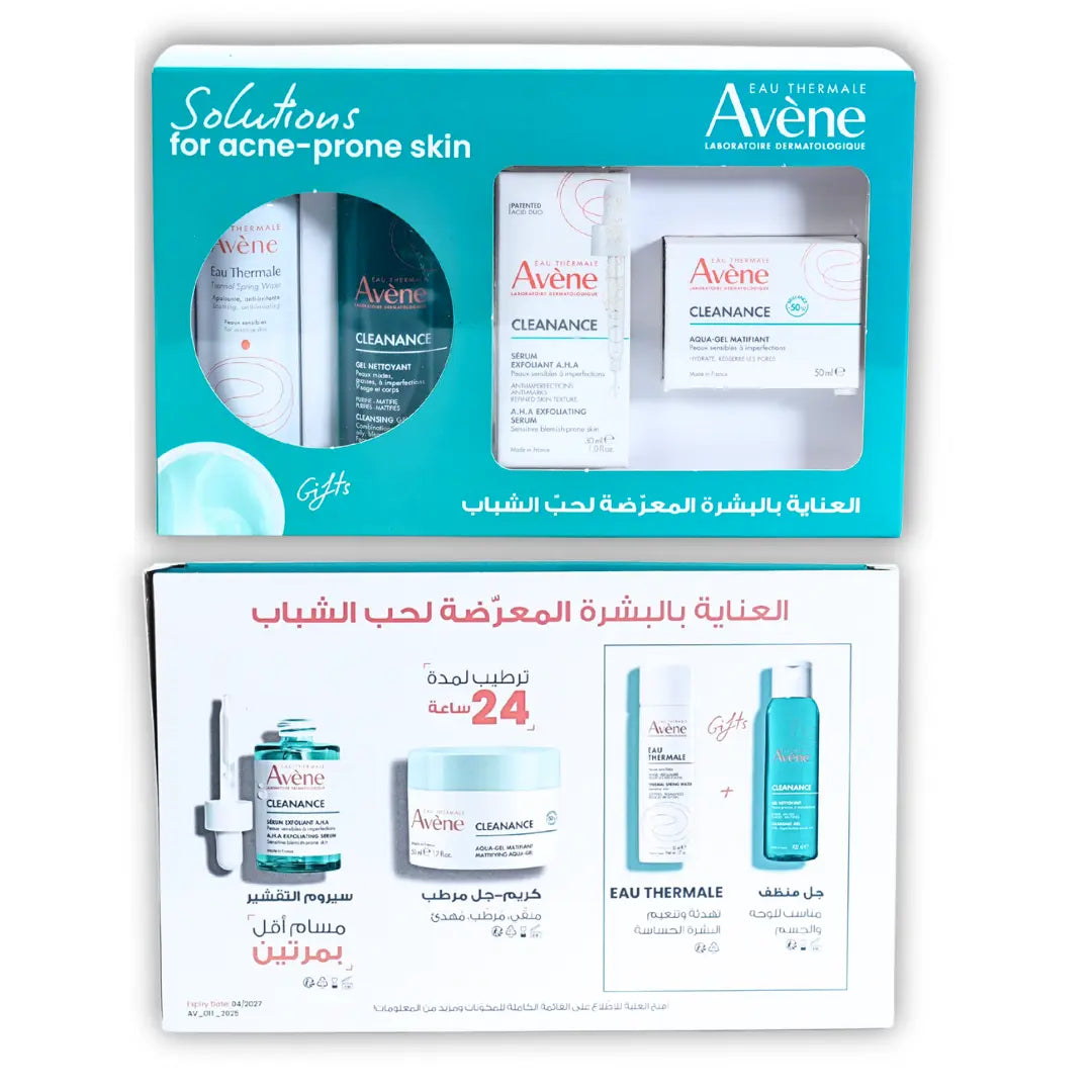 Avène Cleanance Skin Clarity Kit for oily, acne-prone and blemish-prone skin