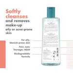 Avène Cleanance Micellar Water bottle on a clean white background, a gentle micellar cleansing water designed for oily and acne-prone skin that removes makeup, excess oil, and impurities while maintaining skin comfort.