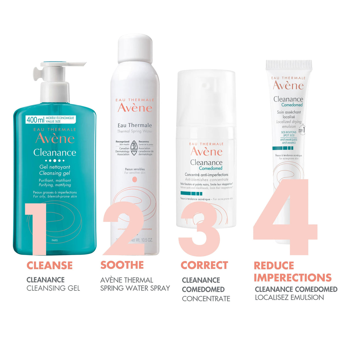 Avène Comedomed Peeling Intensive Breakouts Cream for acne-prone skin targeting breakouts, clogged pores, and uneven skin texture with exfoliating acne treatment formula.