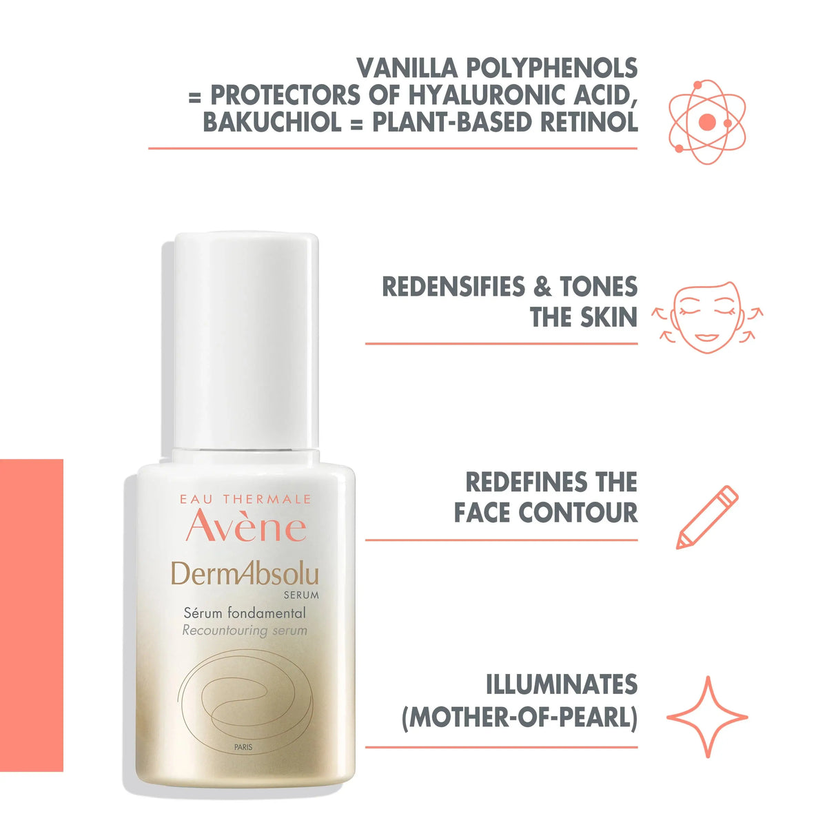 Avène DermAbsolu firming serum for loss of firmness and facial definition