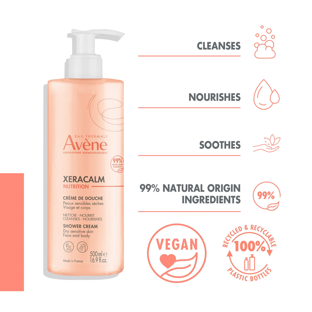Avène XeraCalm Nutrition Shower Cream The DistriQt