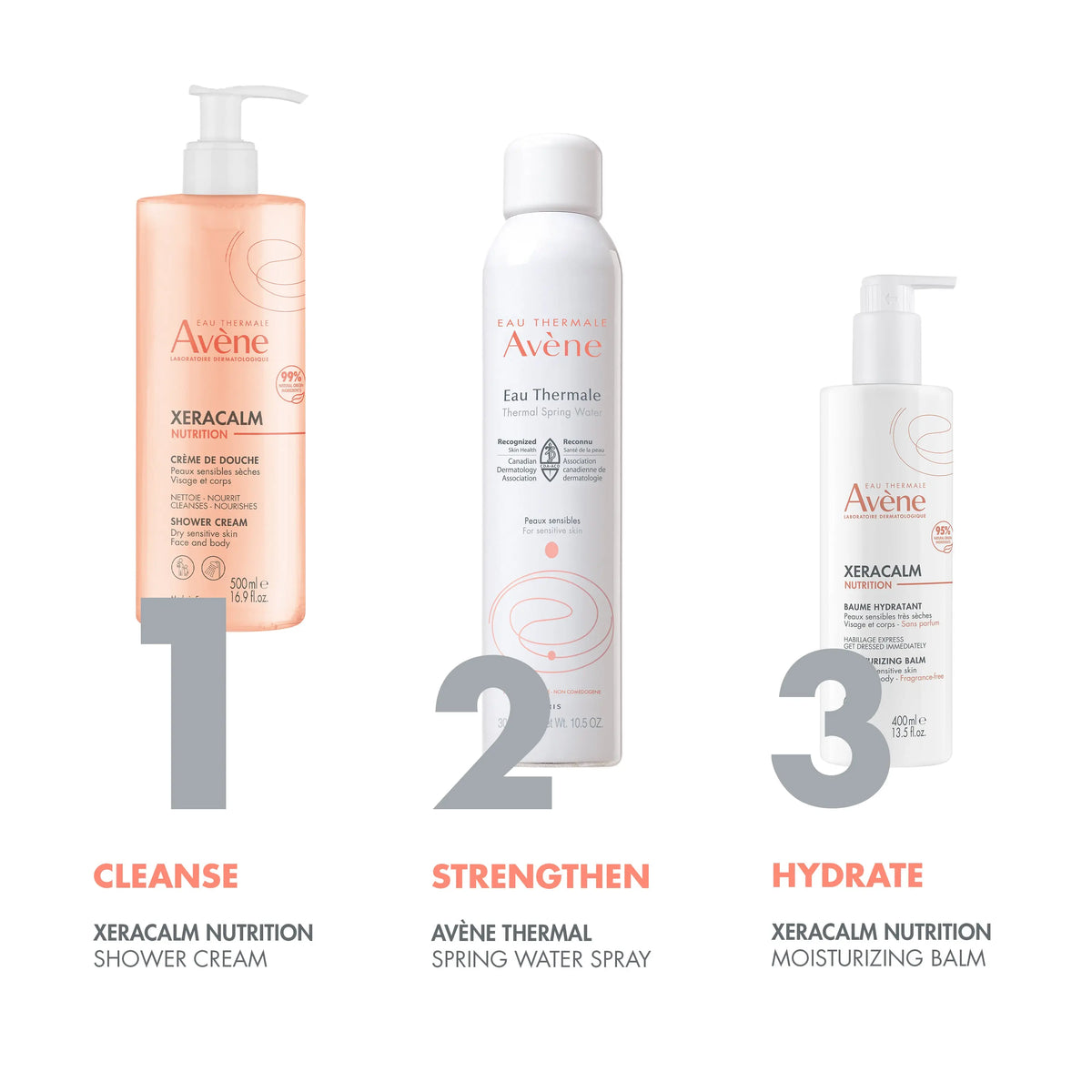 Avène XeraCalm Nutrition Shower Cream with Niacinamide