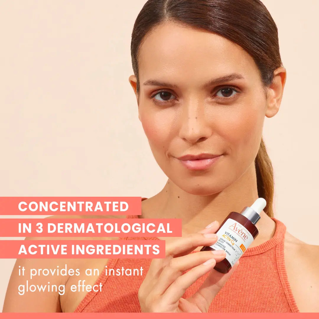 Avène hydration and radiance skincare bundle for sensitive skin