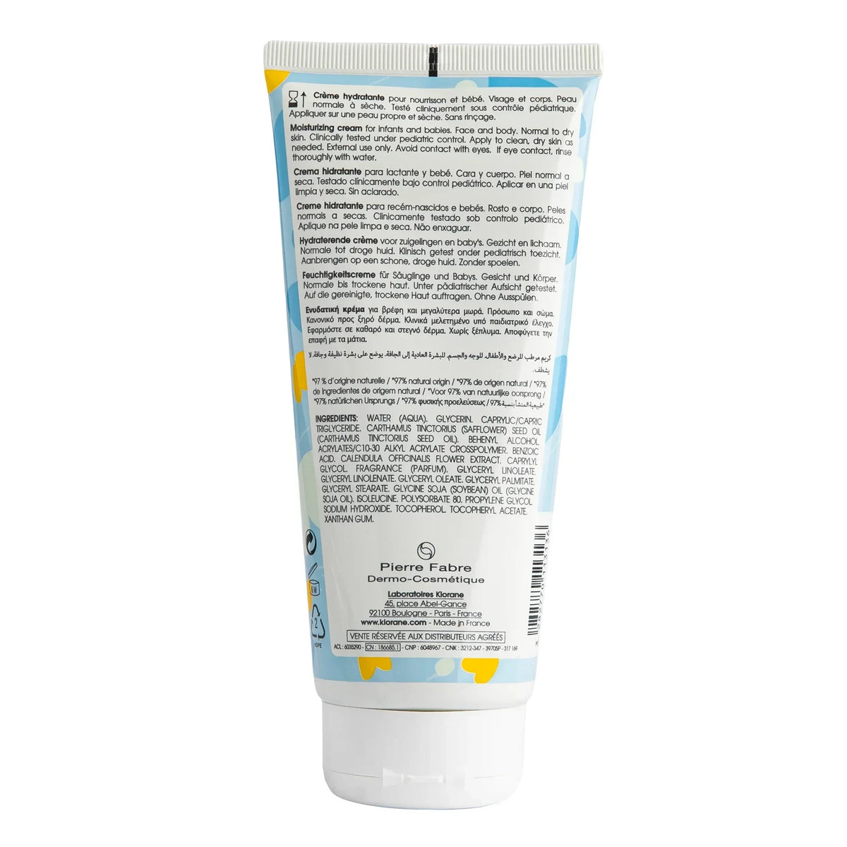 Klorane Baby Moisturizing Cream with Vitamins available at The Distriqt Lebanon