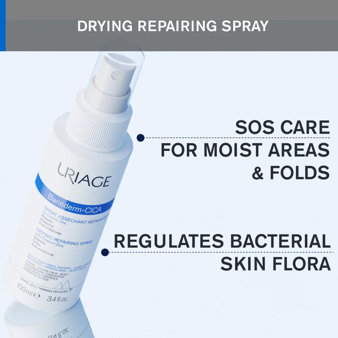 Bariéderm-CICA Drying Repairing Spray with Copper-Zinc
