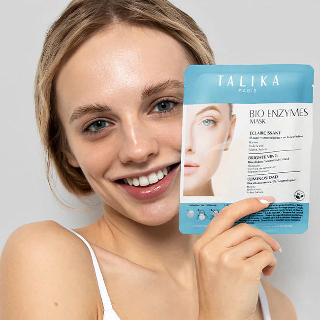 TALIKA Bio Enzymes Mask Brightening available at The Distriqt Lebanon for hydrated, brighter, and more even-looking skin.
