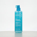 Bioderma bottle of hydrating gel on a white background