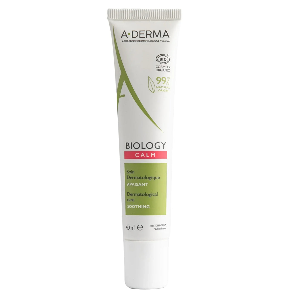 A-Derma Biology Calm skincare product on a white background