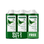 Buy Two Get One Klorane Organic Nettle Shampoo 400ml 