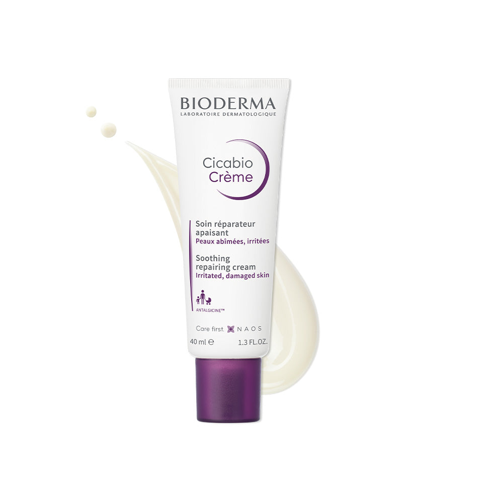 Bioderma Cicabio Creme tube on a white background
