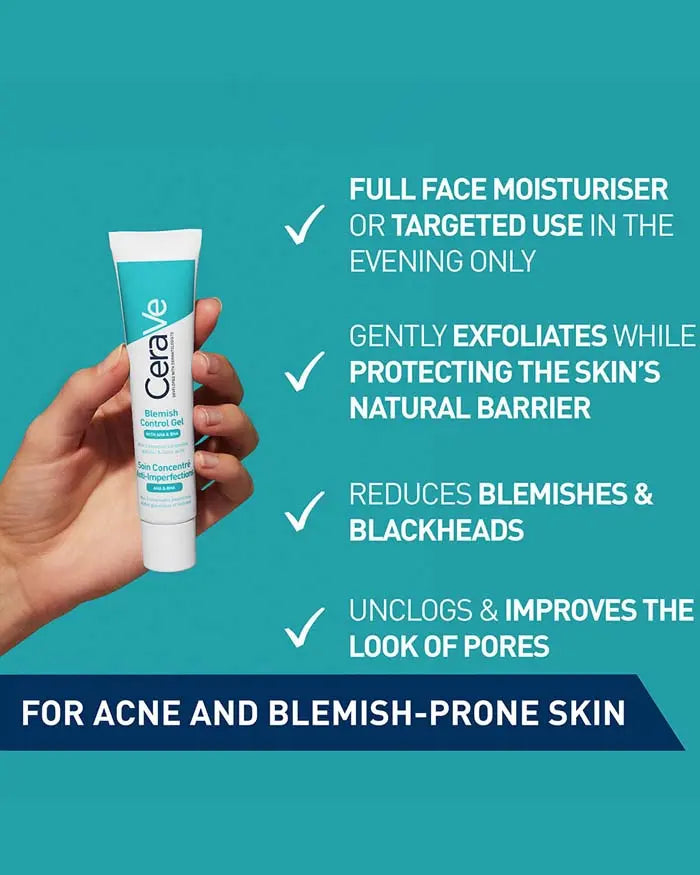 CeraVe exfoliating gel with AHA and Salicylic Acid what it does