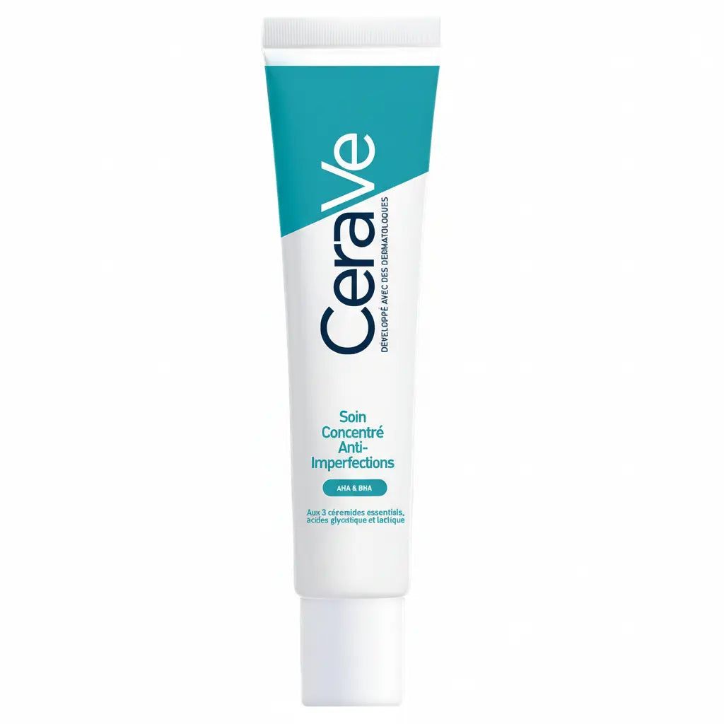 CeraVe exfoliating gel with AHA and Salicylic Acid tube