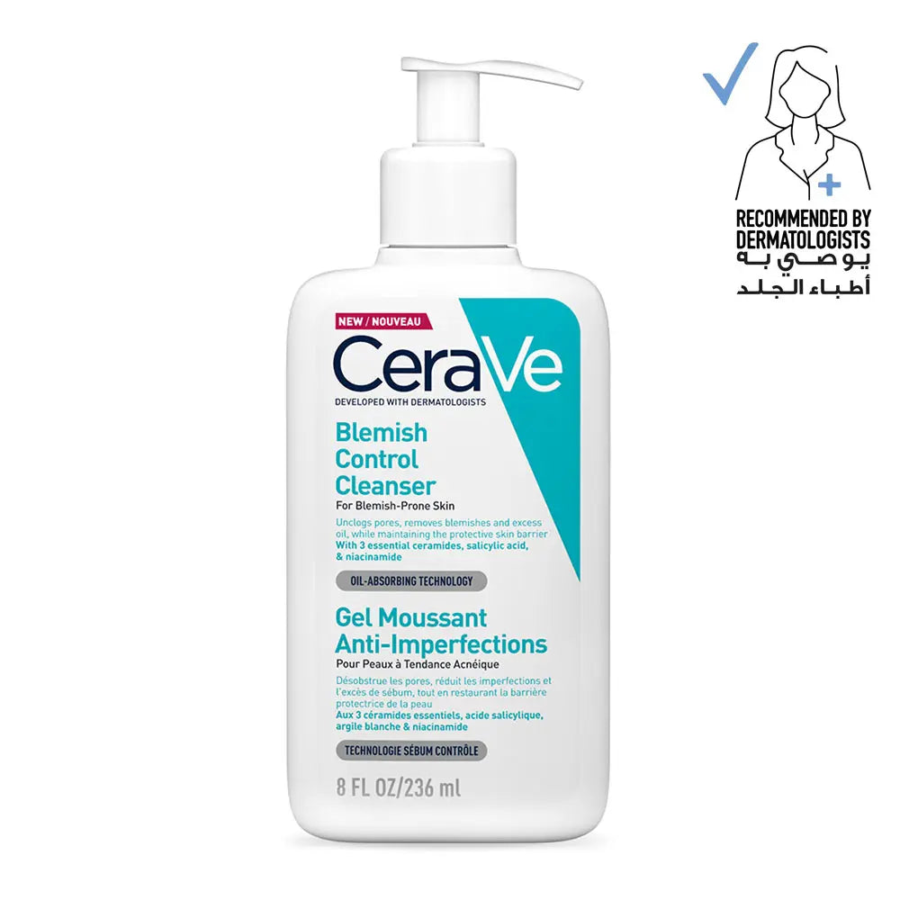 CeraVe acne cleanser with ceramides and Niacinamide 