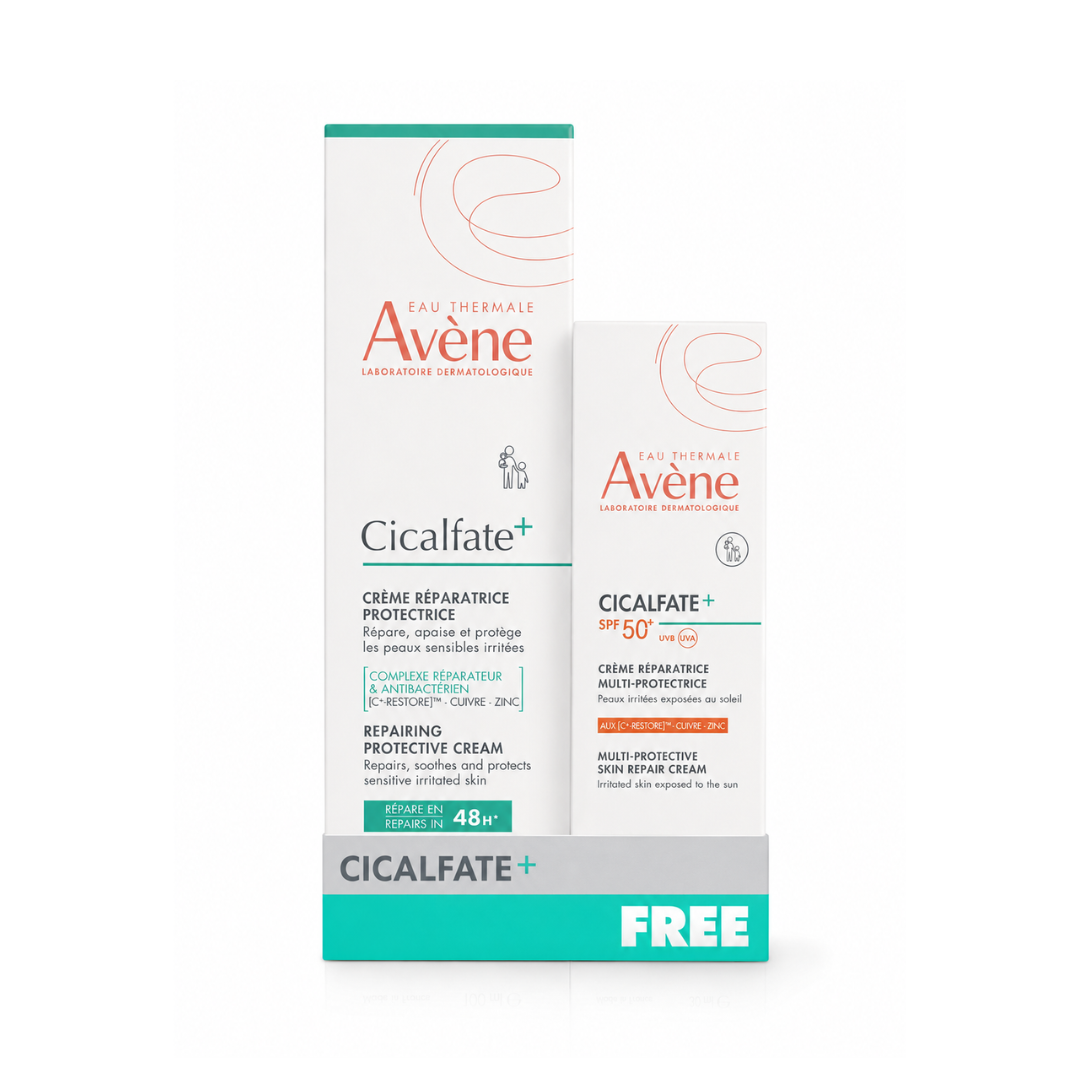 Cicalfate multi-protective skin repair cream & get a FREE 100ml Cicalfate instant repairing protective cream