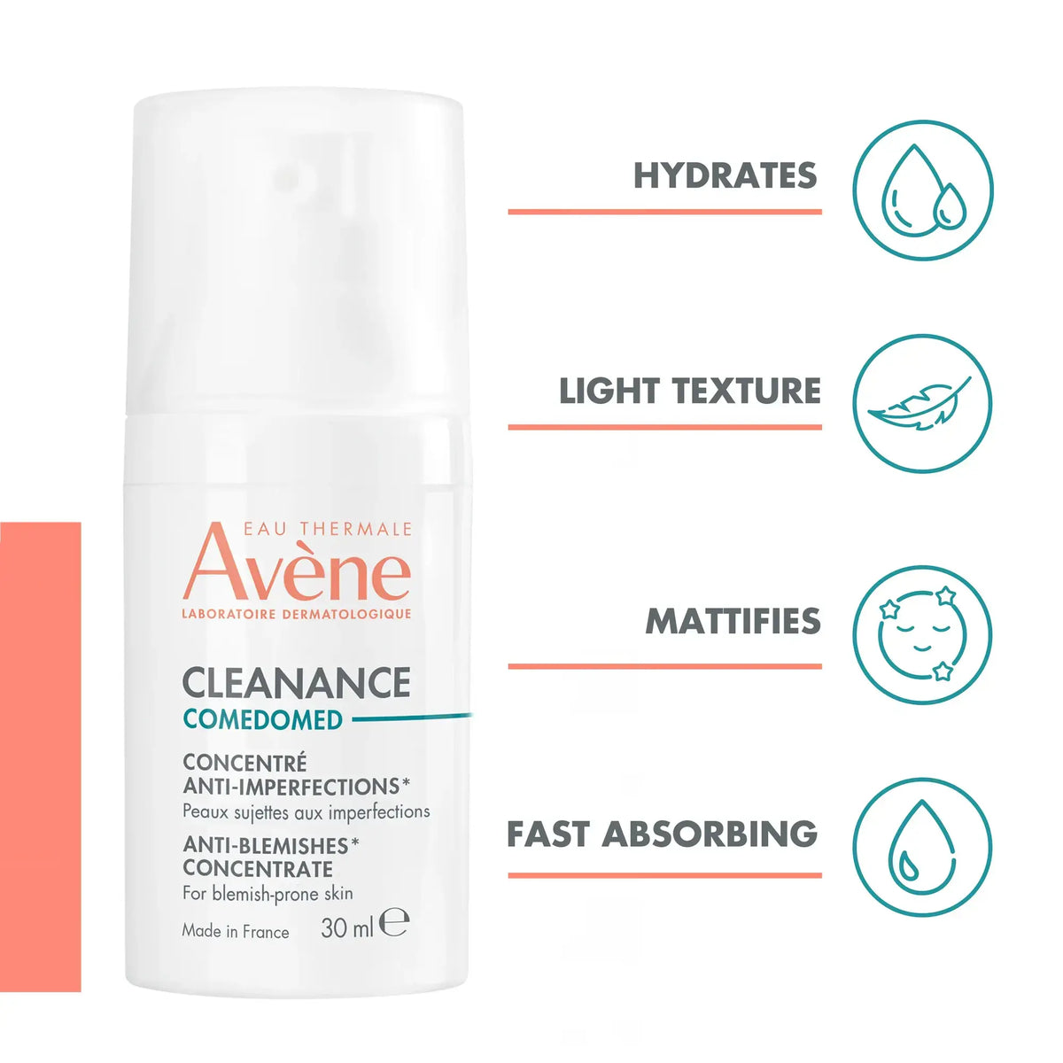 Avène Cleanance Comedomed serum targeting blackheads and blemishes for oily skin