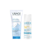 Two Uriage skincare products on a white background