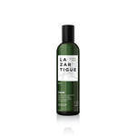Green bottle with black cap labeled 'LaLazarTigue' on a white background