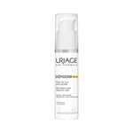 Uriage Depiderm skincare bottle on a white background