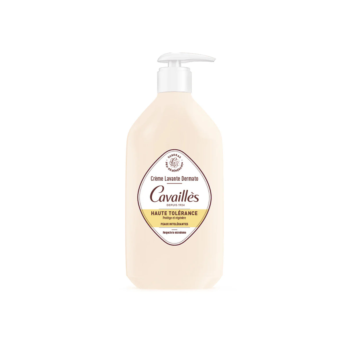 Cavaillés bottle of soap on a white background