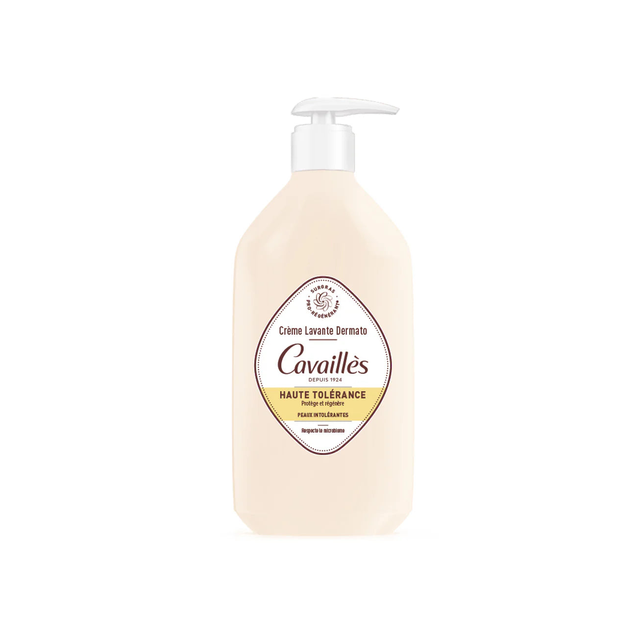 Cavaillés bottle of soap on a white background