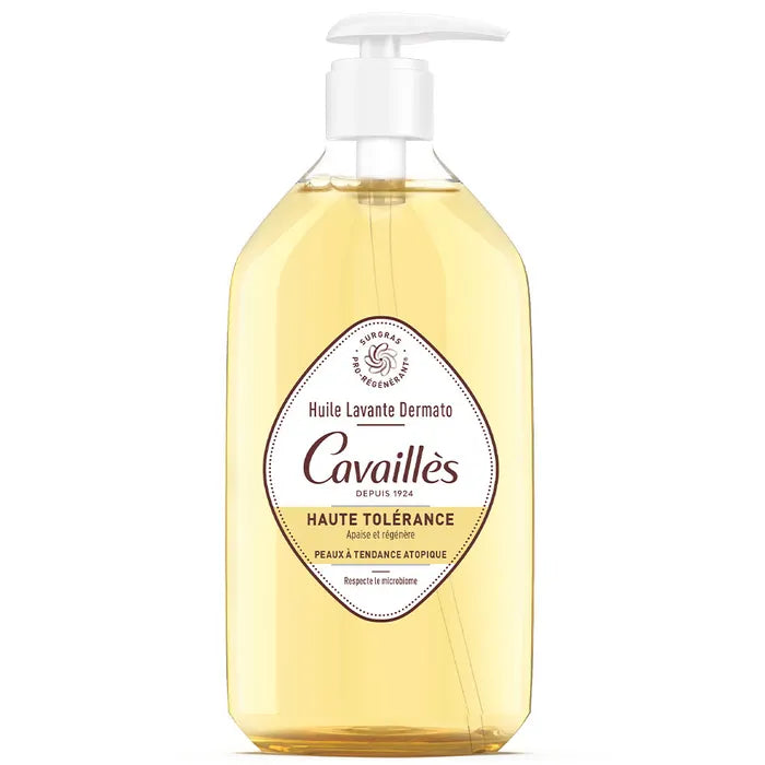 Bottle of Cavaillés Haut Tolèrance soap on a white background
