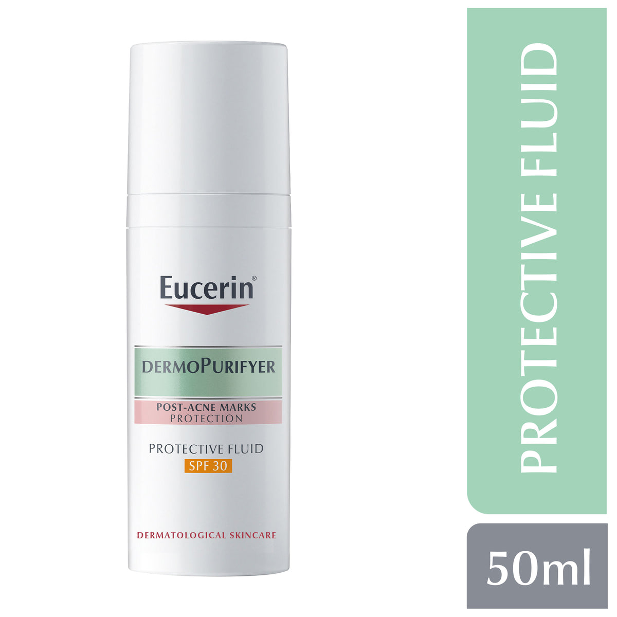 Eucerin DermoPurifyer Oil Control Protective Face Fluid SPF 30 available on The DistriQt Lebanon.
