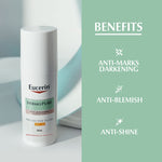 Eucerin DermoPurifyer Oil Control Protective Face Fluid SPF 30 available on The DistriQt Lebanon.