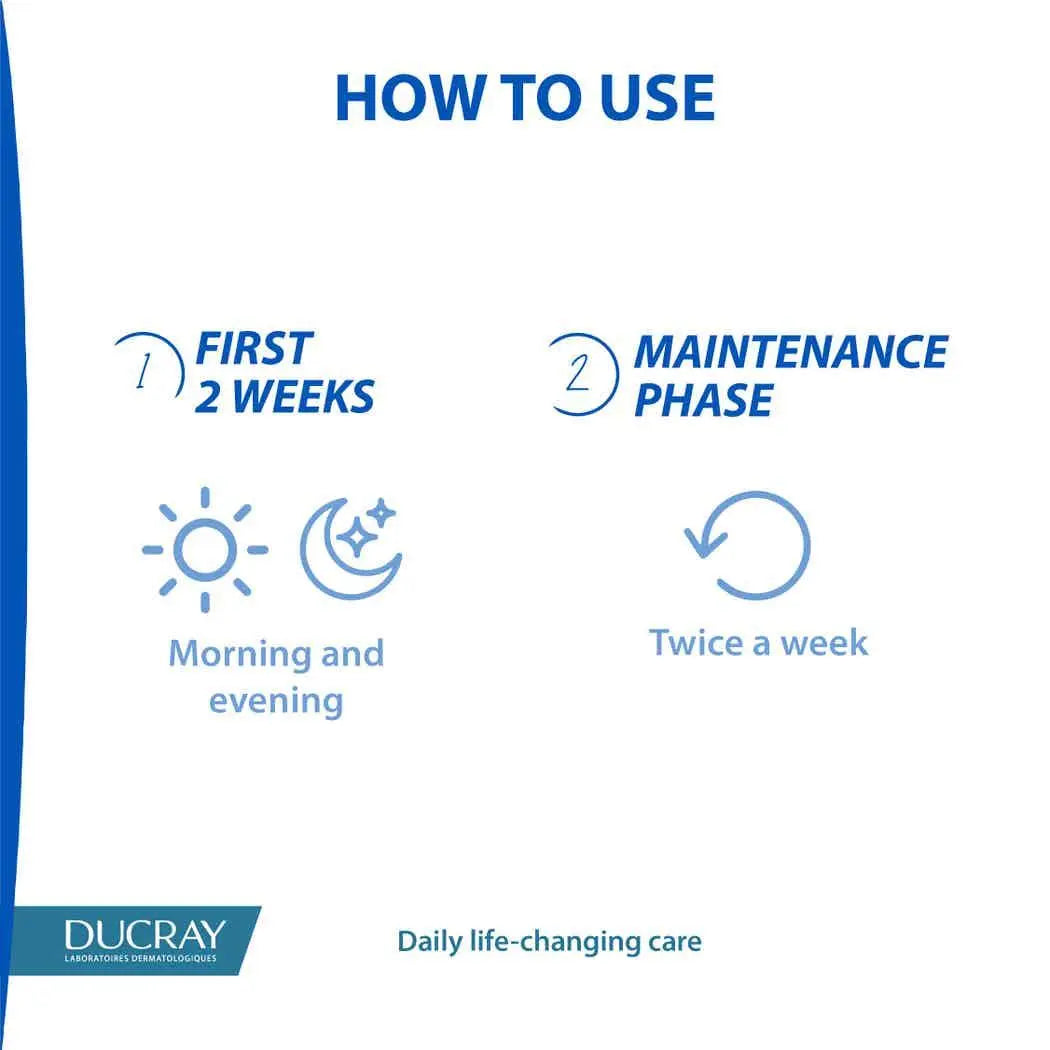 Ducray Kelual DS Squamo-Reducing Soothing Cream for seborrheic dermatitis.