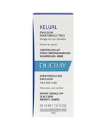 Ducray Kelual emulsion for localized facial and scalp scaling.