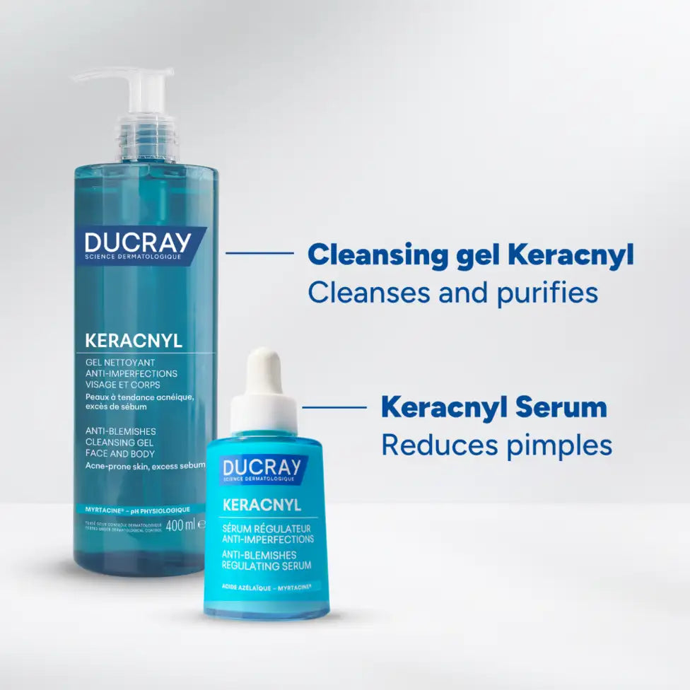 Ducray Keracnyl Anti-Blemish Regulating for acne-prone skin range
