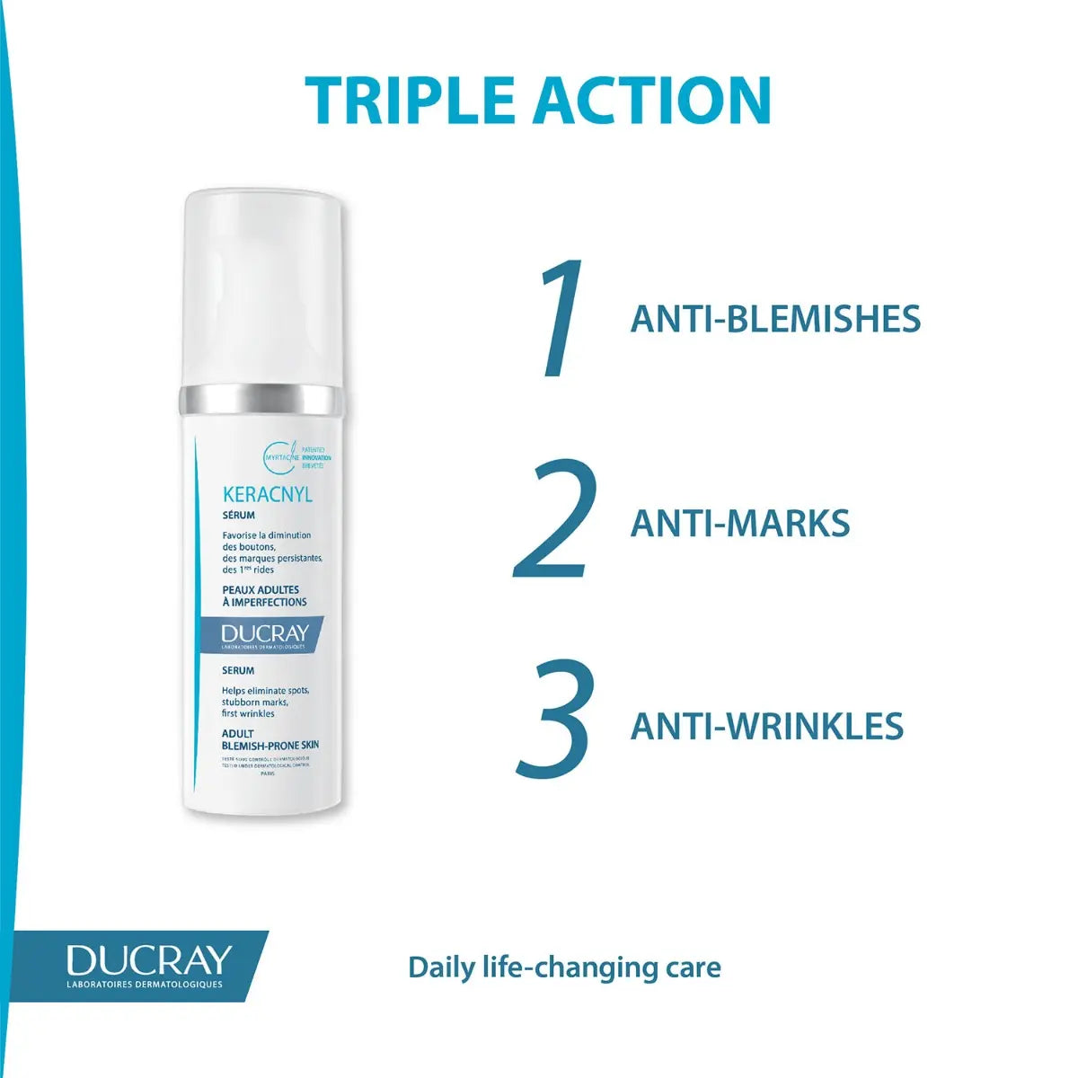 Ducray Keracnyl Serum triple action 